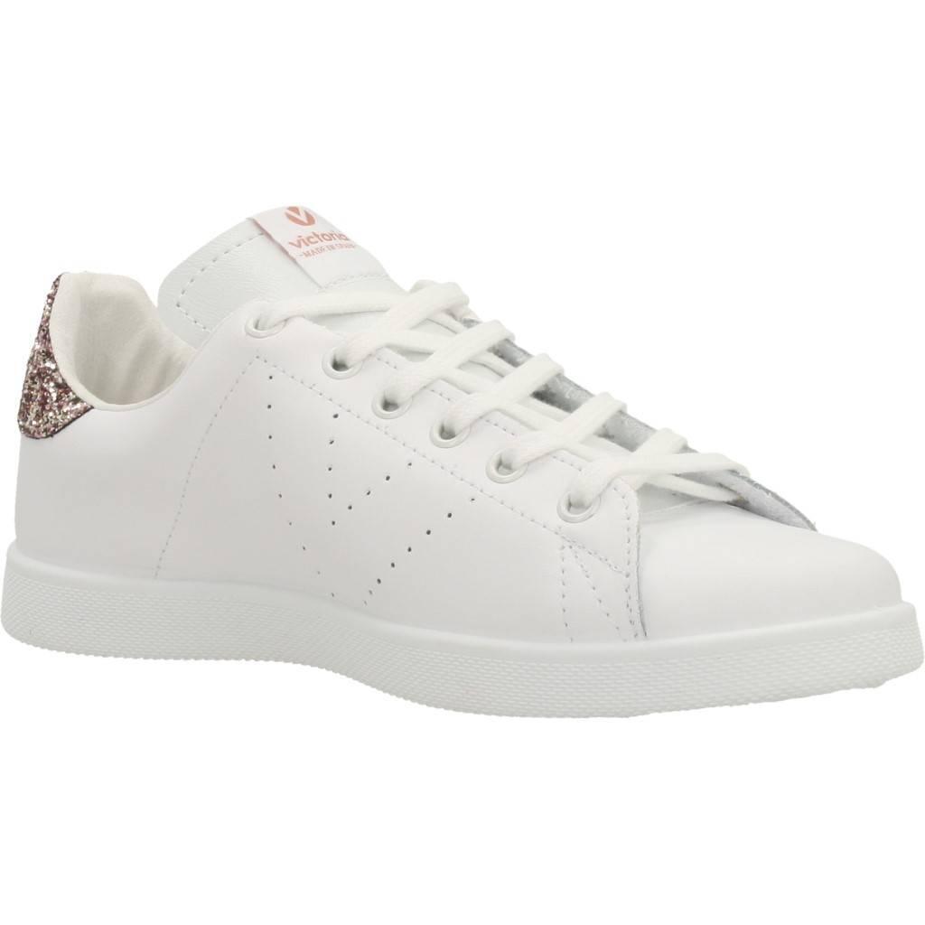 Baskets blanches en cuir pour femme 125104 5/6