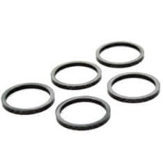 Carbon headset spacers 1 1/8" (28.6 mm) — 3 mm, pack of 5.
