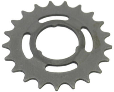 Pignone 21 denti a innesto 1/2 x 1/8 argento.