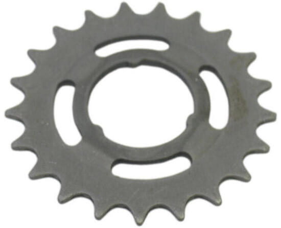 Pignone 21 denti a innesto 1/2 x 1/8 argento.