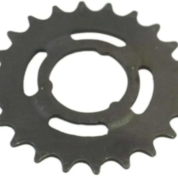 Favorit 22T flat sprocket 1/2 x 3/32, black.