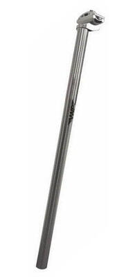 Vaste zadelpen 25.4 mm x 600 mm van aluminium - zilver