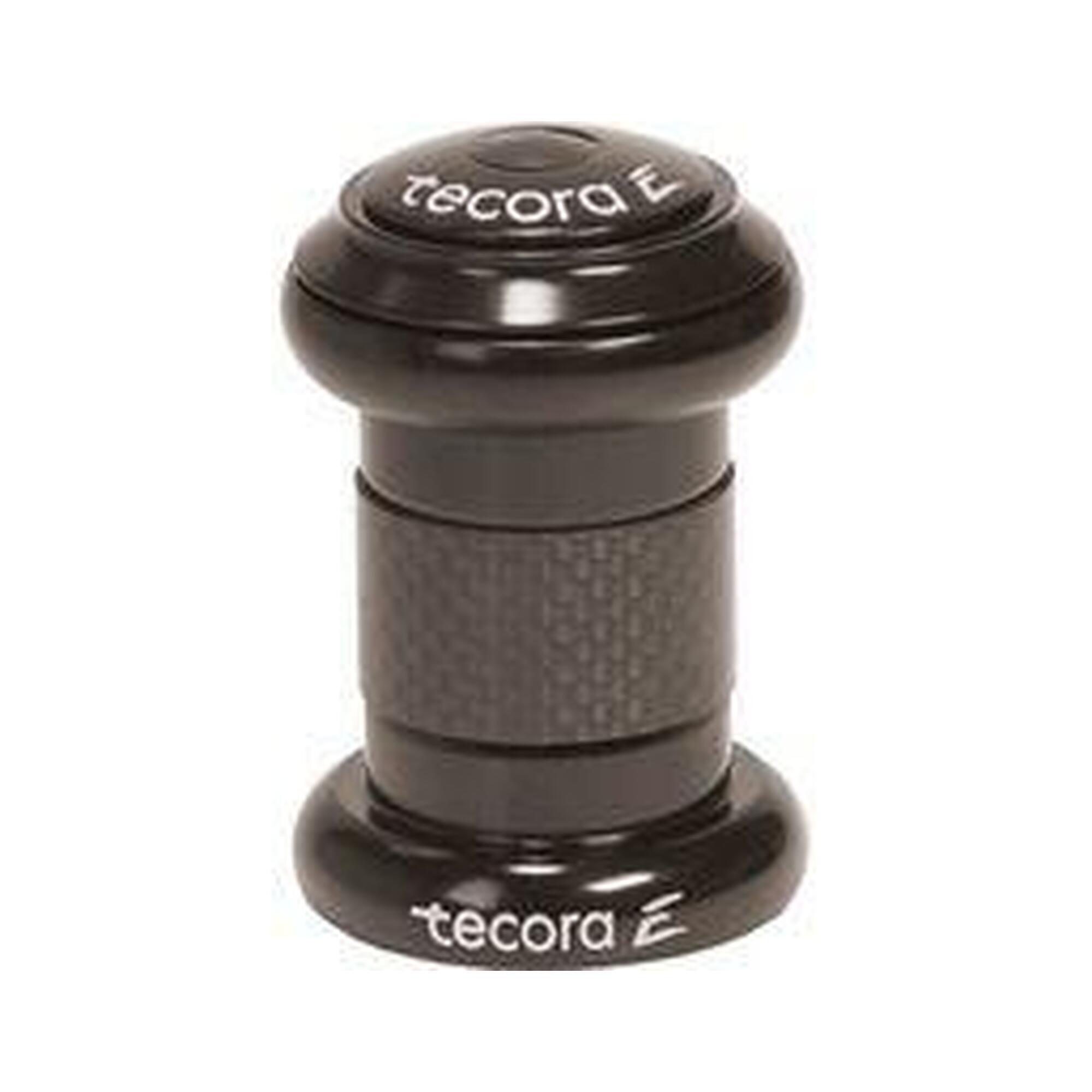Tecora E Jeu de Direction 1 1/8 Pouce Aluminium Noir