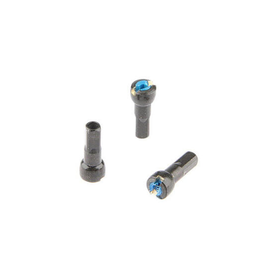 Alpina nypel do szprych 14G 15mm 4mm mosiądz ABS czarny 144szt