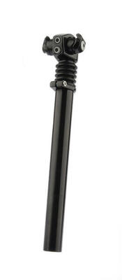 Comfortabele postmoderne verende zadelpen pm-207 atb 27.2ø 350mm zwart