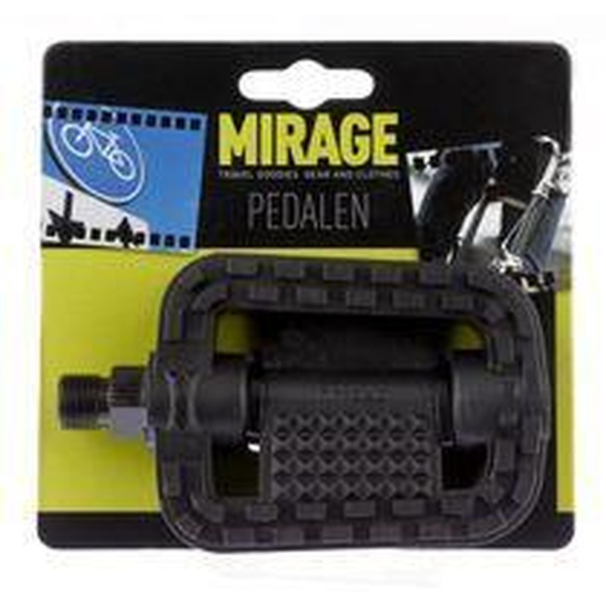 Pédales Antidérapantes Mirage PVC Noir pour Cyclisme Sûr      1200€    MIRAGE Pédales Antidérapantes Mirage PVC Noir pour Cyclisme SûrVendu exclusivement en ligne   