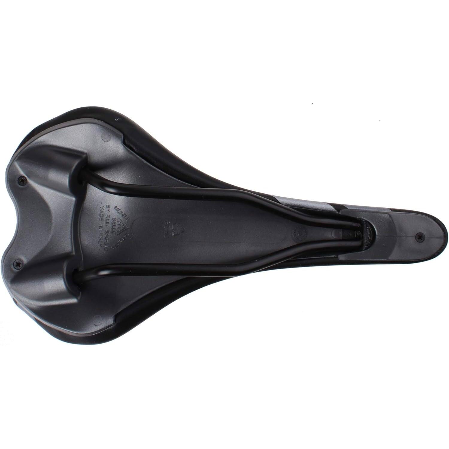 Selle Monte Grappa Monte grappa zadel dike zwart/zilver 4/4