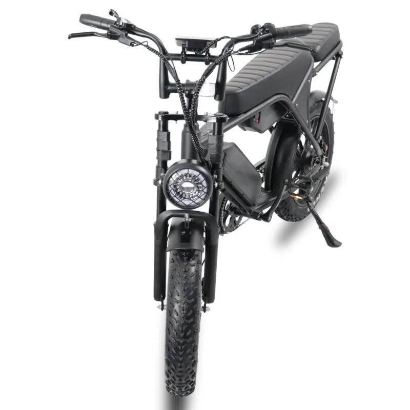 Ouxi C80 V8 5.0 fatbike inclusief alarm , achterzitje en voetsteuntjes en tas 4/7