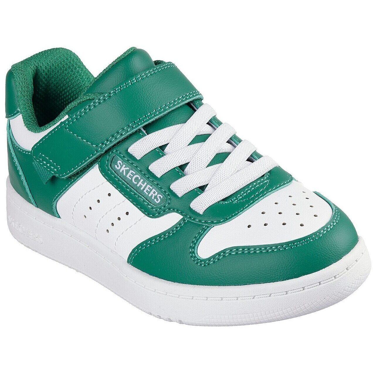 Calçado skechers quick street, verde, crianças