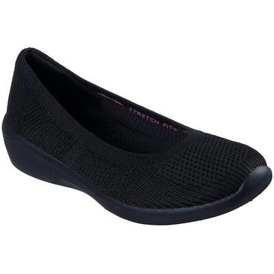 Pisos Skechers Arya - Fancy You, Negro, Mujer