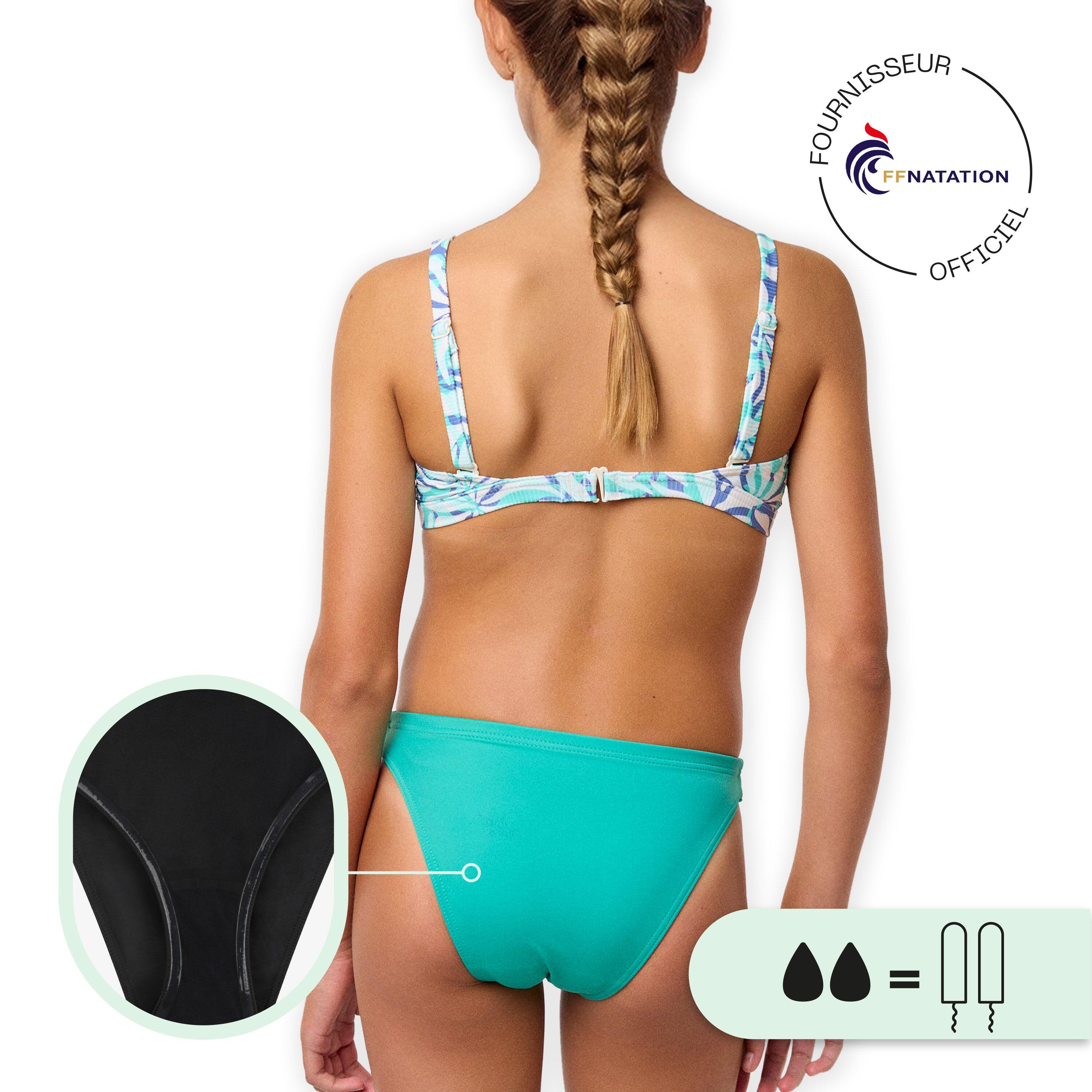 SMOON Costumi da bagno per adolescenti con mutandine da bagno mestruale