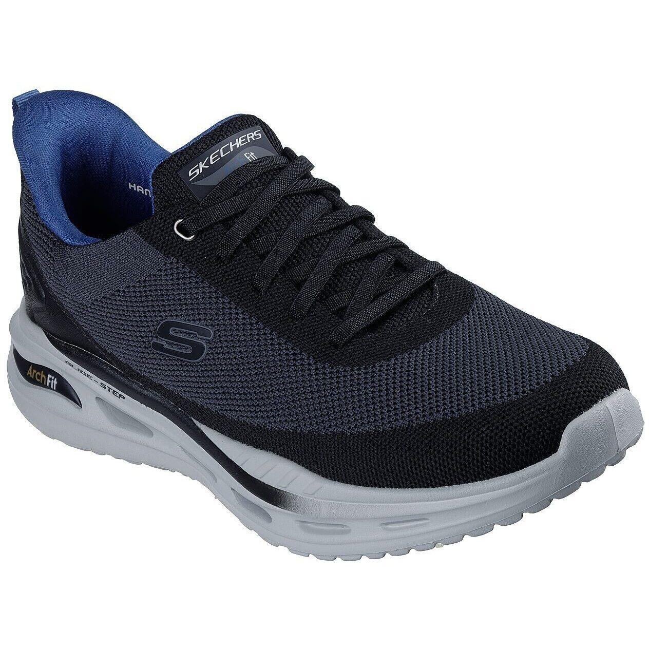 Calçado skechers arch fit orvan - kin, azul, homens