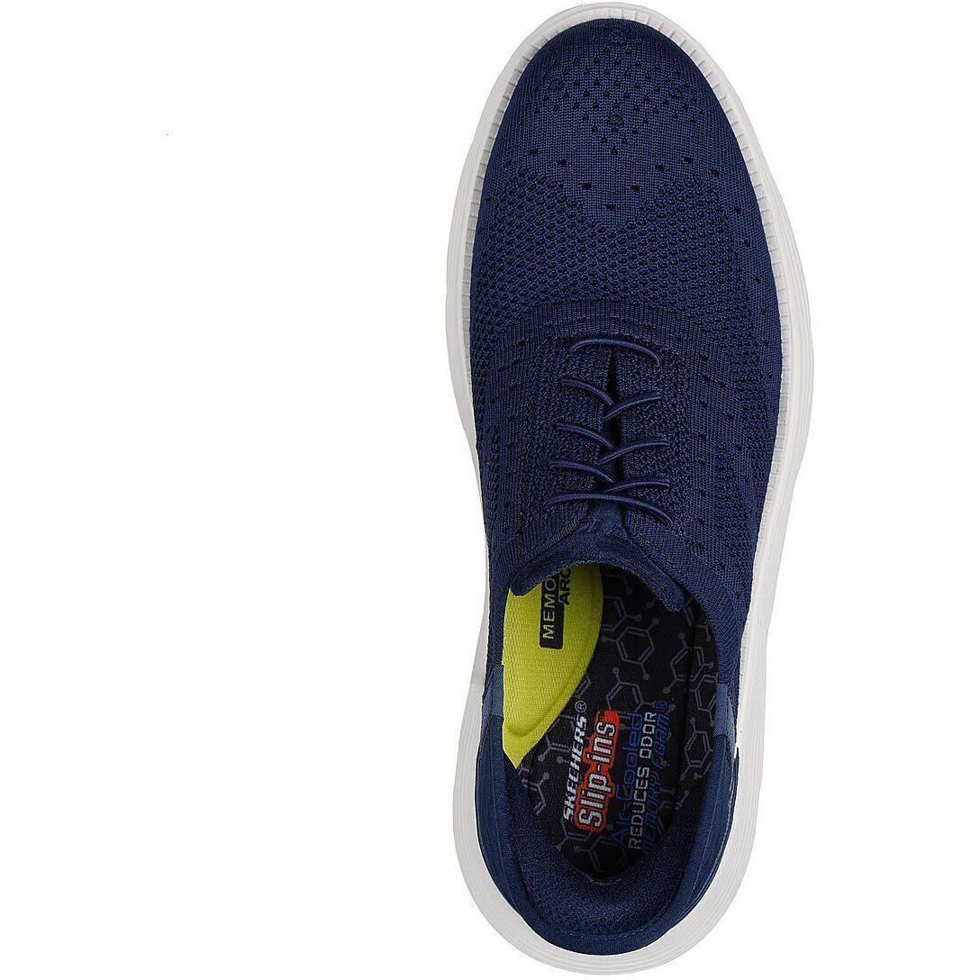 Baskets Skechers Garza - Palma, Bleu, Hommes 2/5