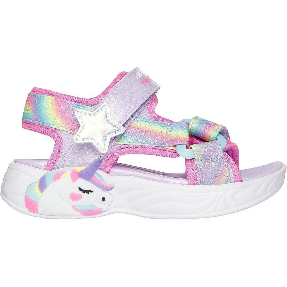 Sandalias Skechers Unicorn Dreams Sanda, Rosado, Niños 3/5