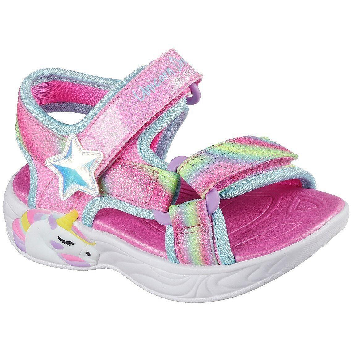 Skechers - Sandales Skechers Unicorn Dreams Sanda, Rose, Enfants - Chaussons - Rose - 23 - Decathlon