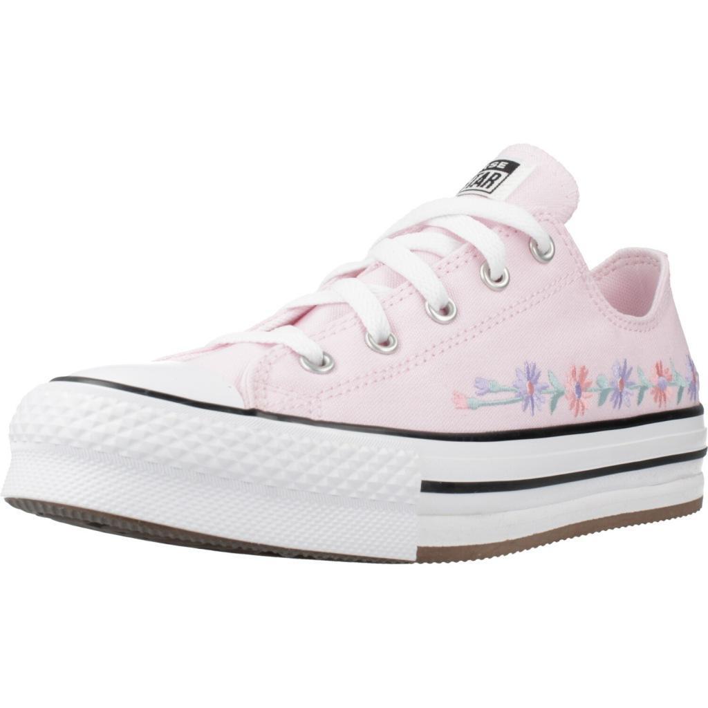 Baskets Converse Modèle Tenis Converse De Plataforma Eva Lift Couleur Rose 1/5