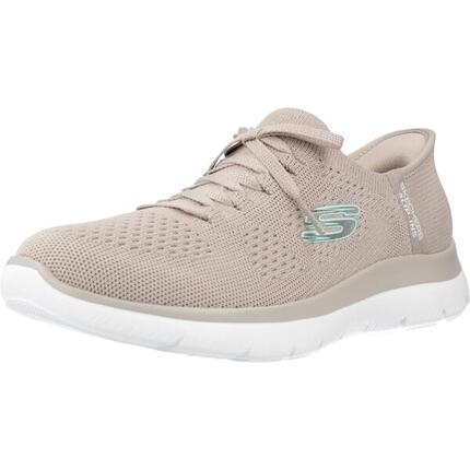 Buty SKECHERS SLIP-INS - SUMMITS NEW DAILY Brązowy