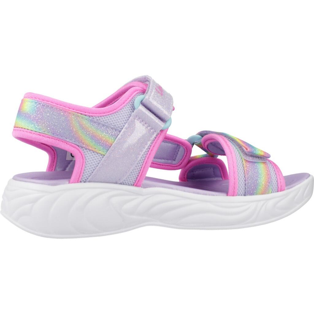 Chinelos Skechers Unicorn Dreams, Roxo, Crianças 4/5