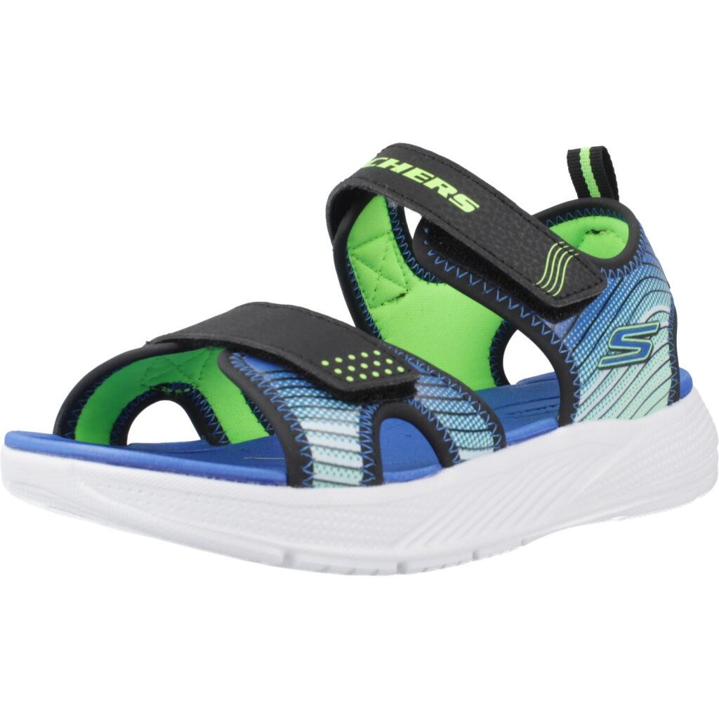 Sandale copii Skechers Microspec-splash, Negru