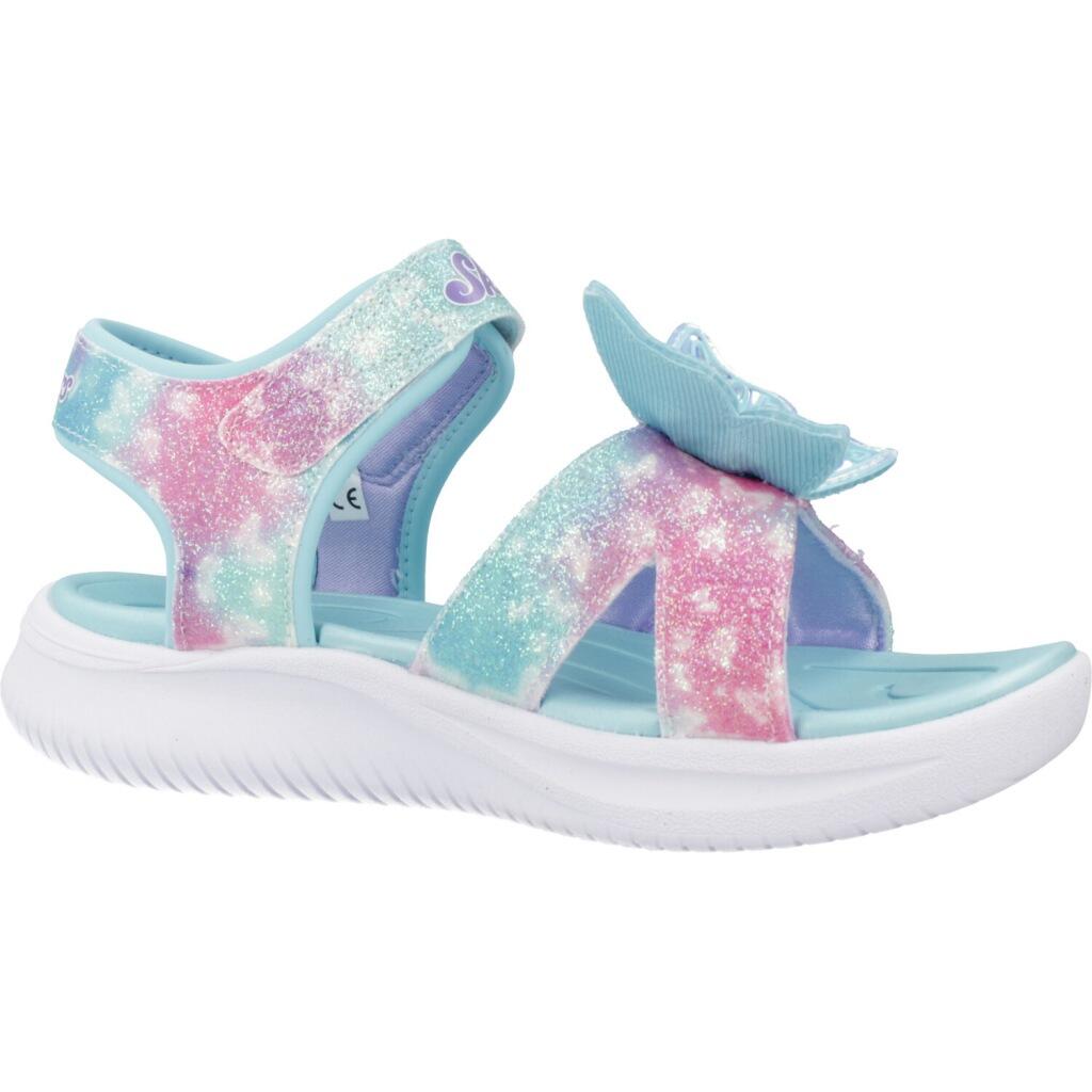 Sandali Skechers S Lights-jumpsters, Blu, Bambini 5/5