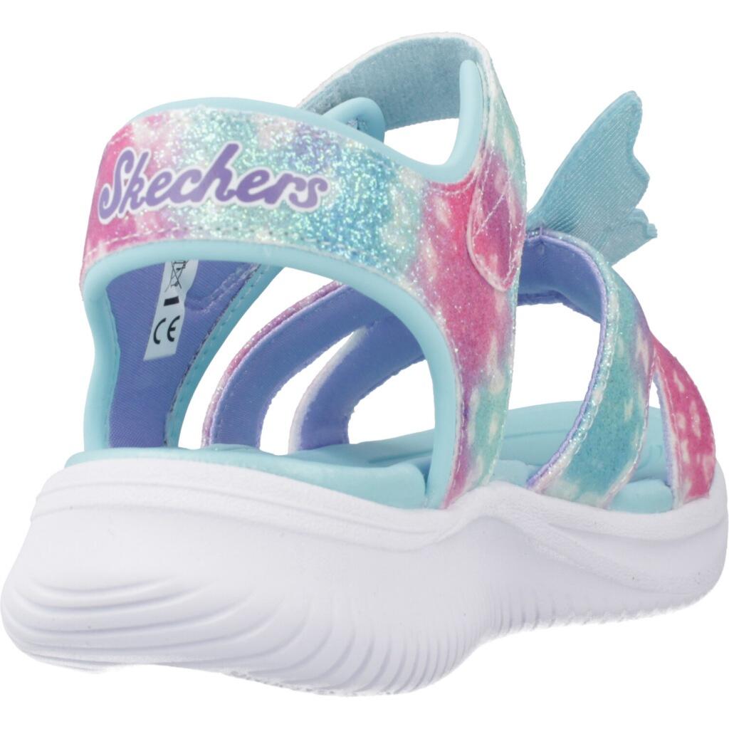 Sandali Skechers S Lights-jumpsters, Blu, Bambini 3/5