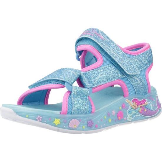 Sandali Skechers Modello Lights Mermaid Dr Colore Blu