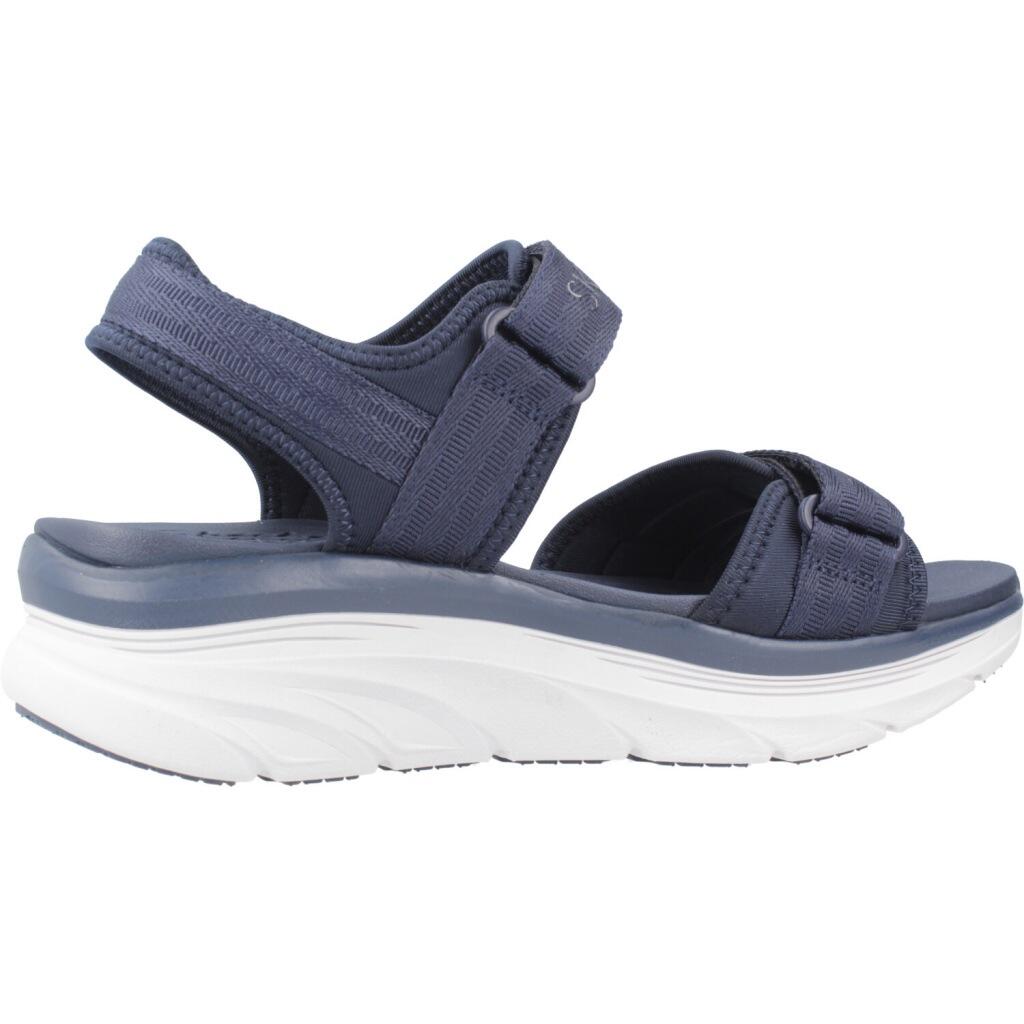 Sandalias Mujer Skechers Dlux Walker Adore Azul 4/5
