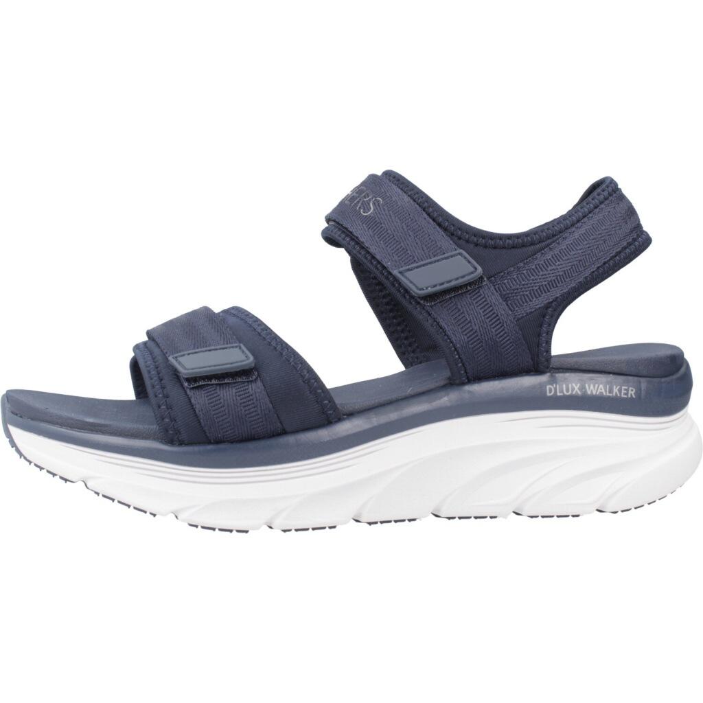 Sandalias Mujer Skechers Dlux Walker Adore Azul 2/5