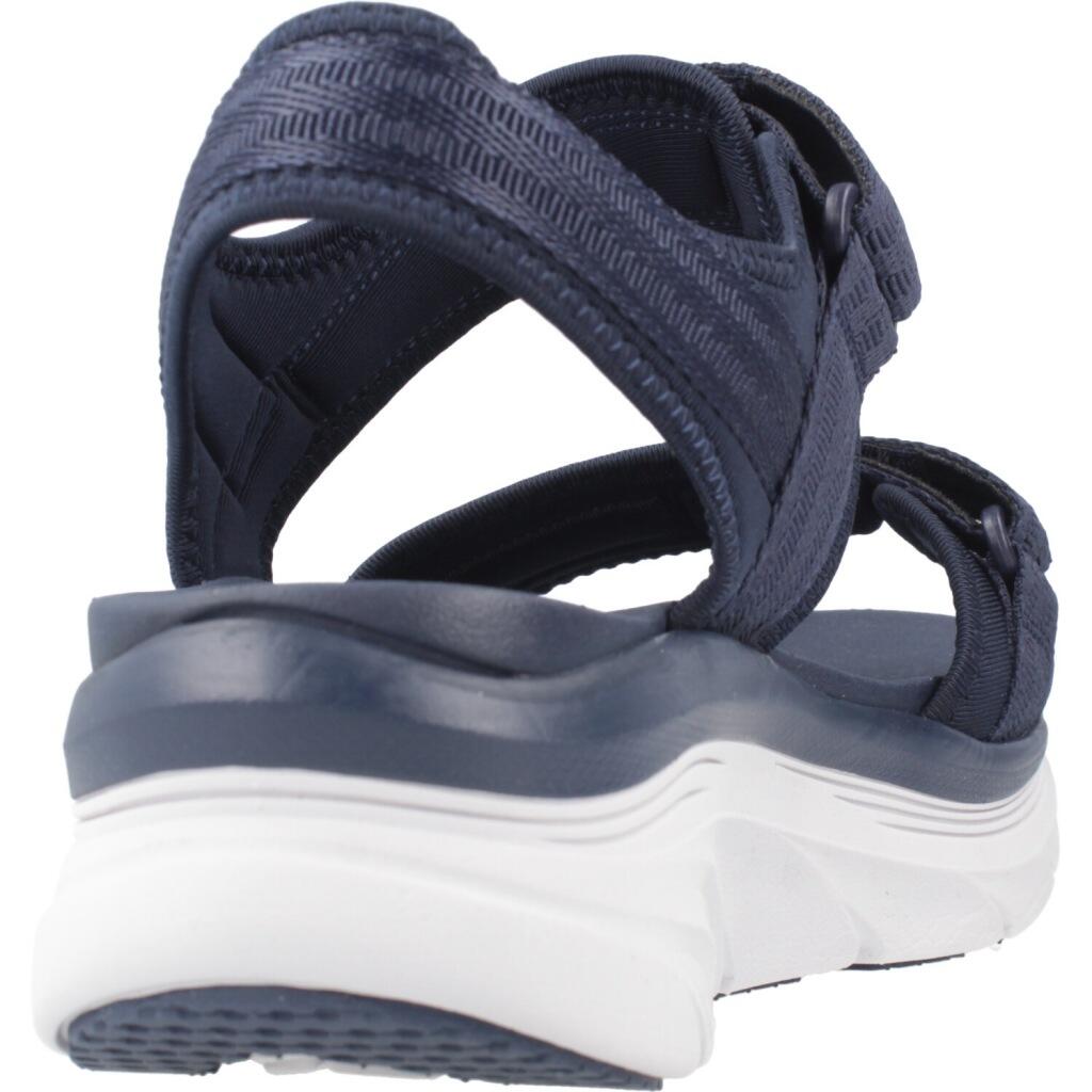 Sandalias Mujer Skechers Dlux Walker Adore Azul 3/5