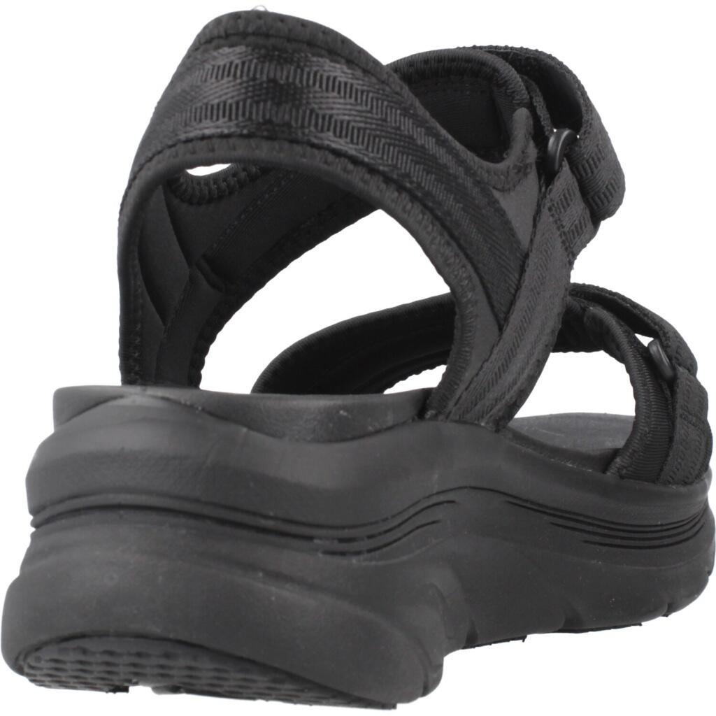 Sandales Skechers Modèle Dlux Walker Adore Couleur Noir 3/5