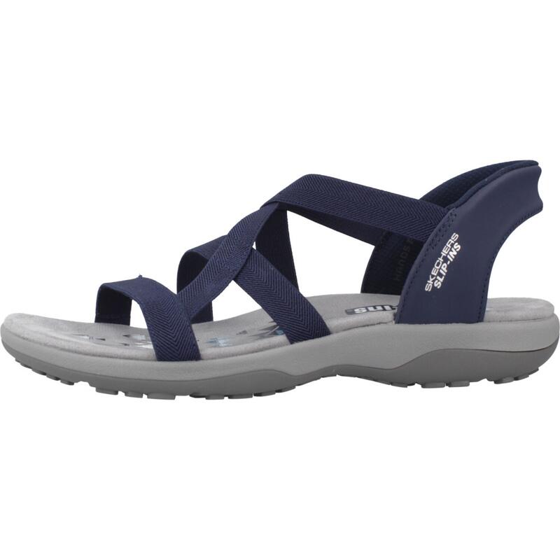 Sandale femei Skechers Reggae Slim - Stretch Flex, Albastru