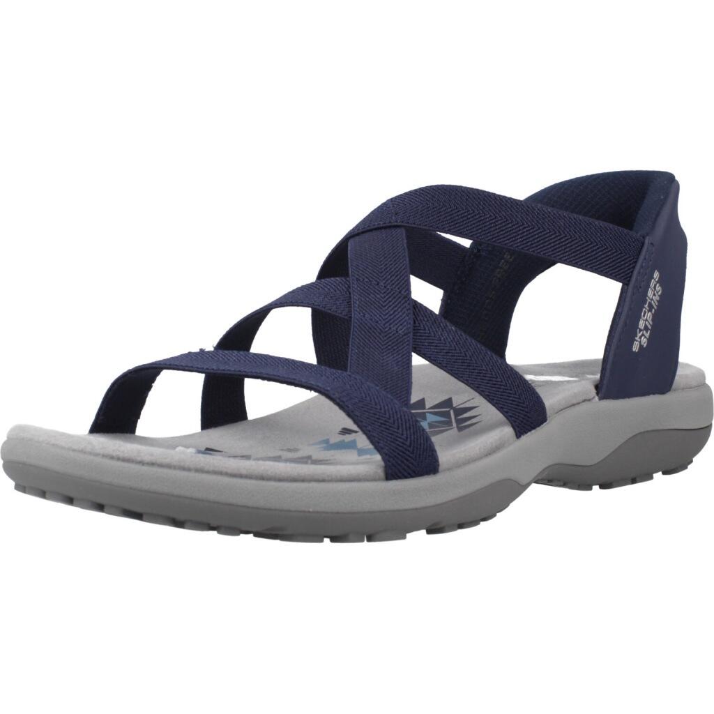 Sandały SKECHERS REGGAE SLIM Niebieski