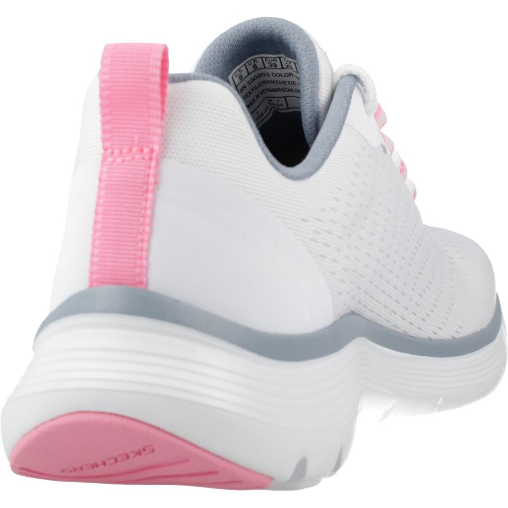 Baskets Skechers Modèle Flex Appeal 5.0 Couleur Blanc 3/6