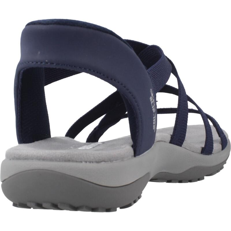 Sandale femei Skechers Reggae Slim - Stretch Flex, Albastru