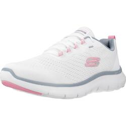 Baskets Skechers Modèle Flex Appeal 5.0 Couleur Blanc