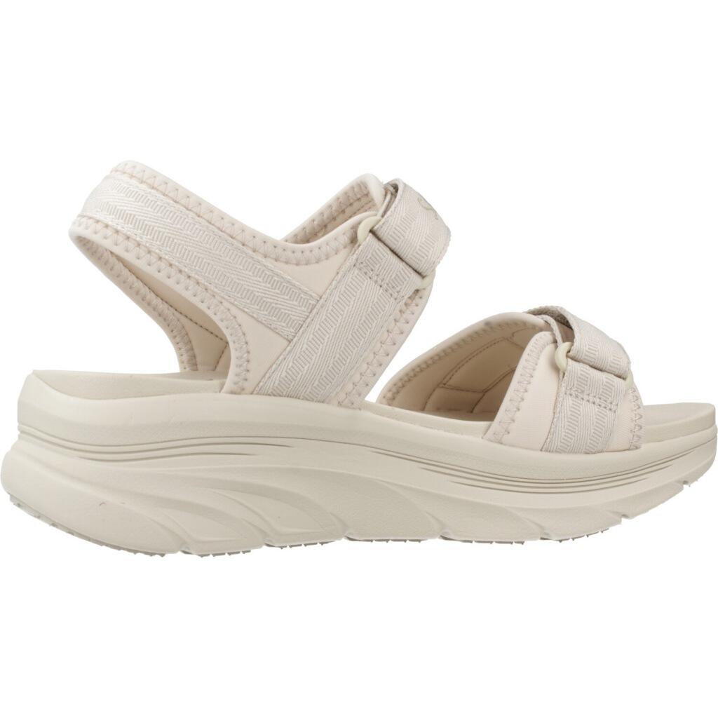 Sandalias Mujer Skechers Dlux Walker Adore Beis 4/5