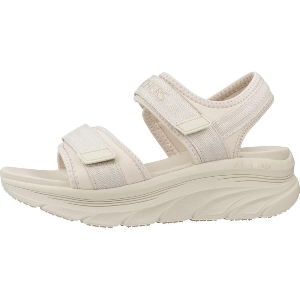 Sandalias Mujer Skechers Dlux Walker Adore Beis 2/5