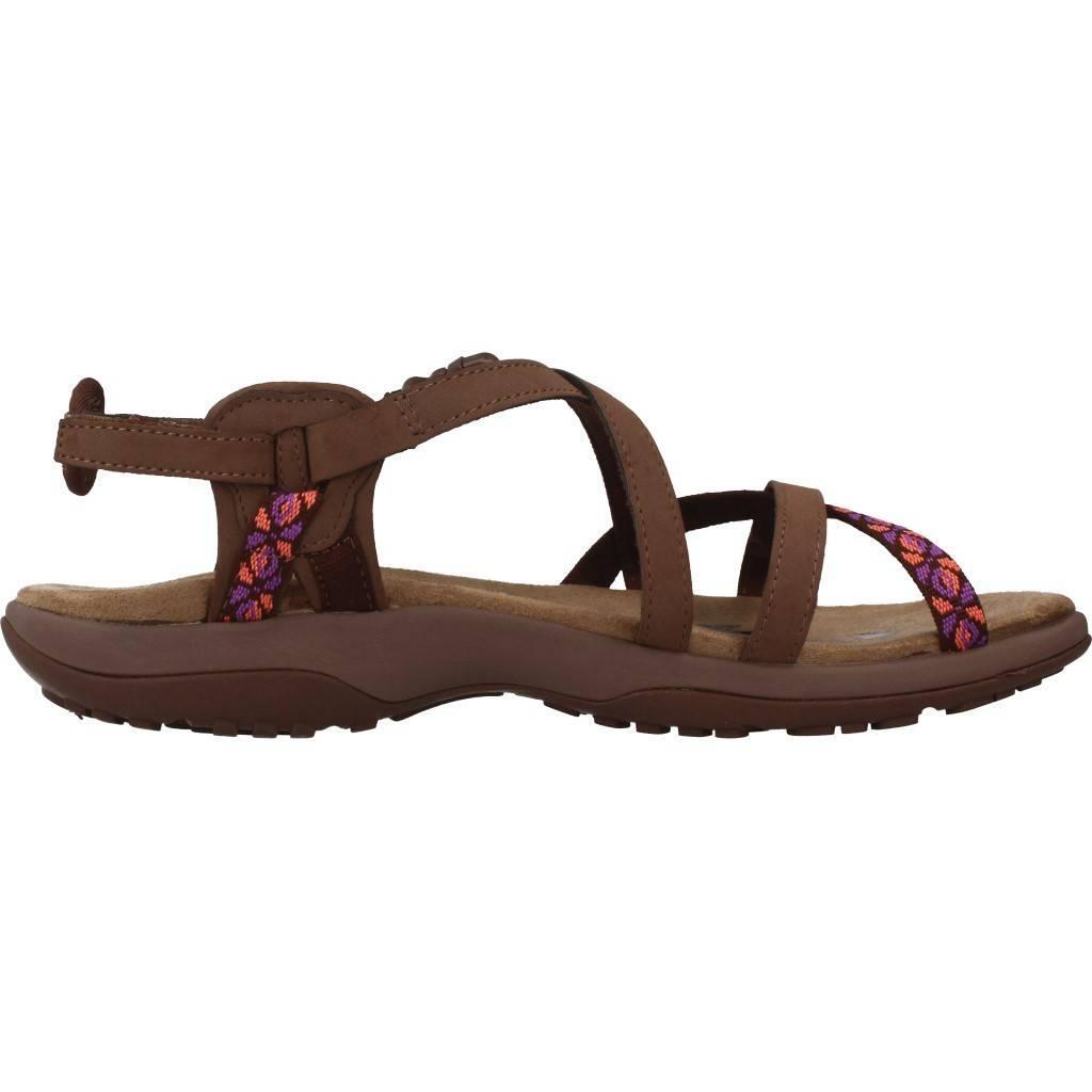 Sandali Bassi Donna Skechers Reggae Slim Marrone 4/5