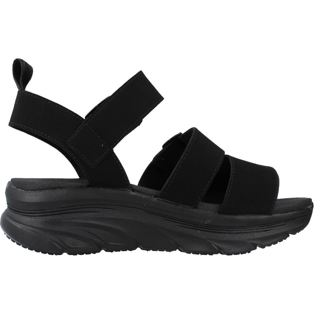 Sandales Plates Femme Skechers  Noir 4/6