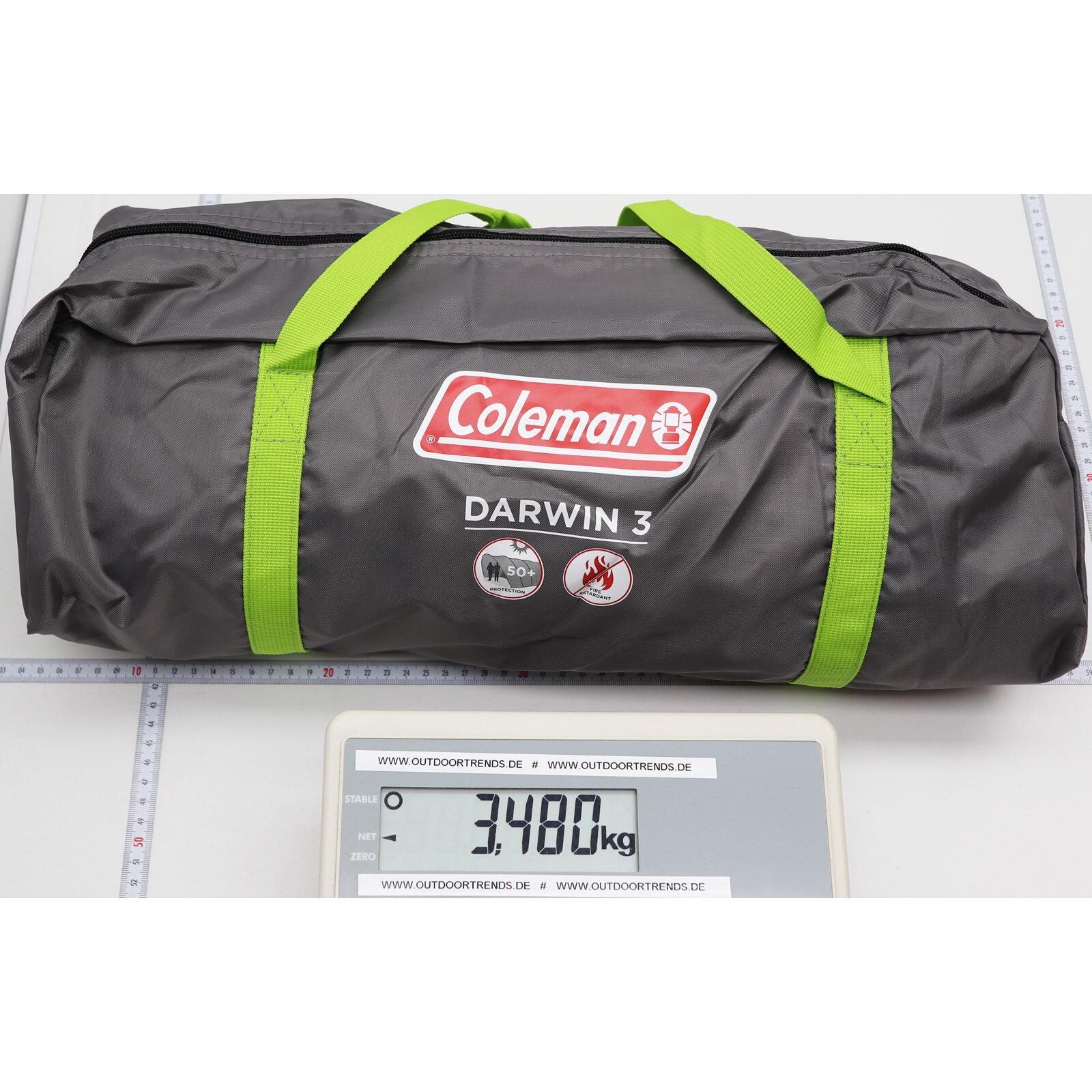 Coleman Darwin 3 — Tente dôme 3 personnes, compacte et légère 4/5