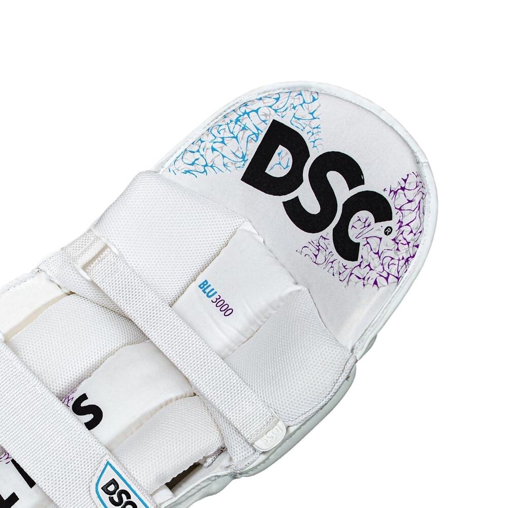 DSC Blu 3000 Cricket Batting Legguard | Knee Protection | Breathable Mesh 5/5