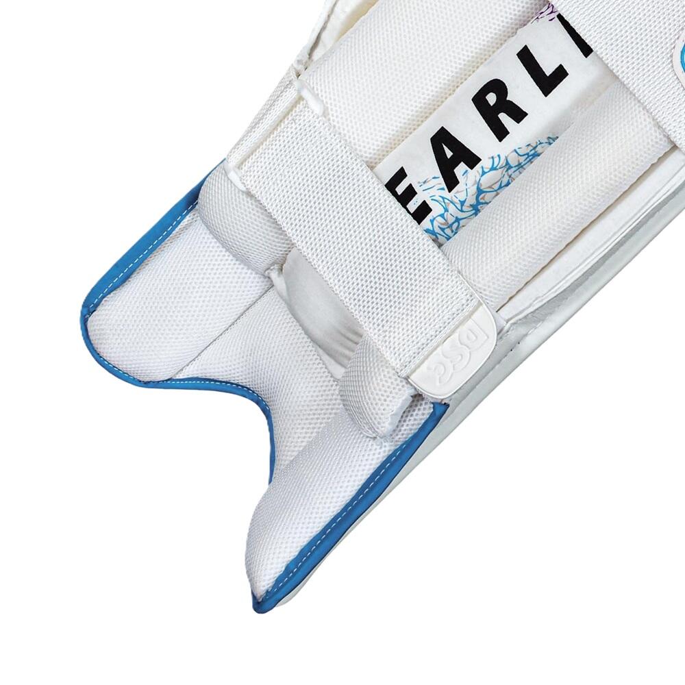 DSC Blu 3000 Cricket Batting Legguard | Knee Protection | Breathable Mesh 4/5