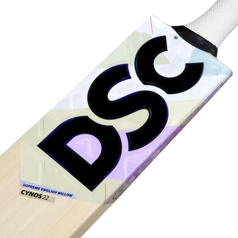 DSC Cynos 22 English Willow Cricket Bat | Lightweight | Advanced Grip Technology 3/5