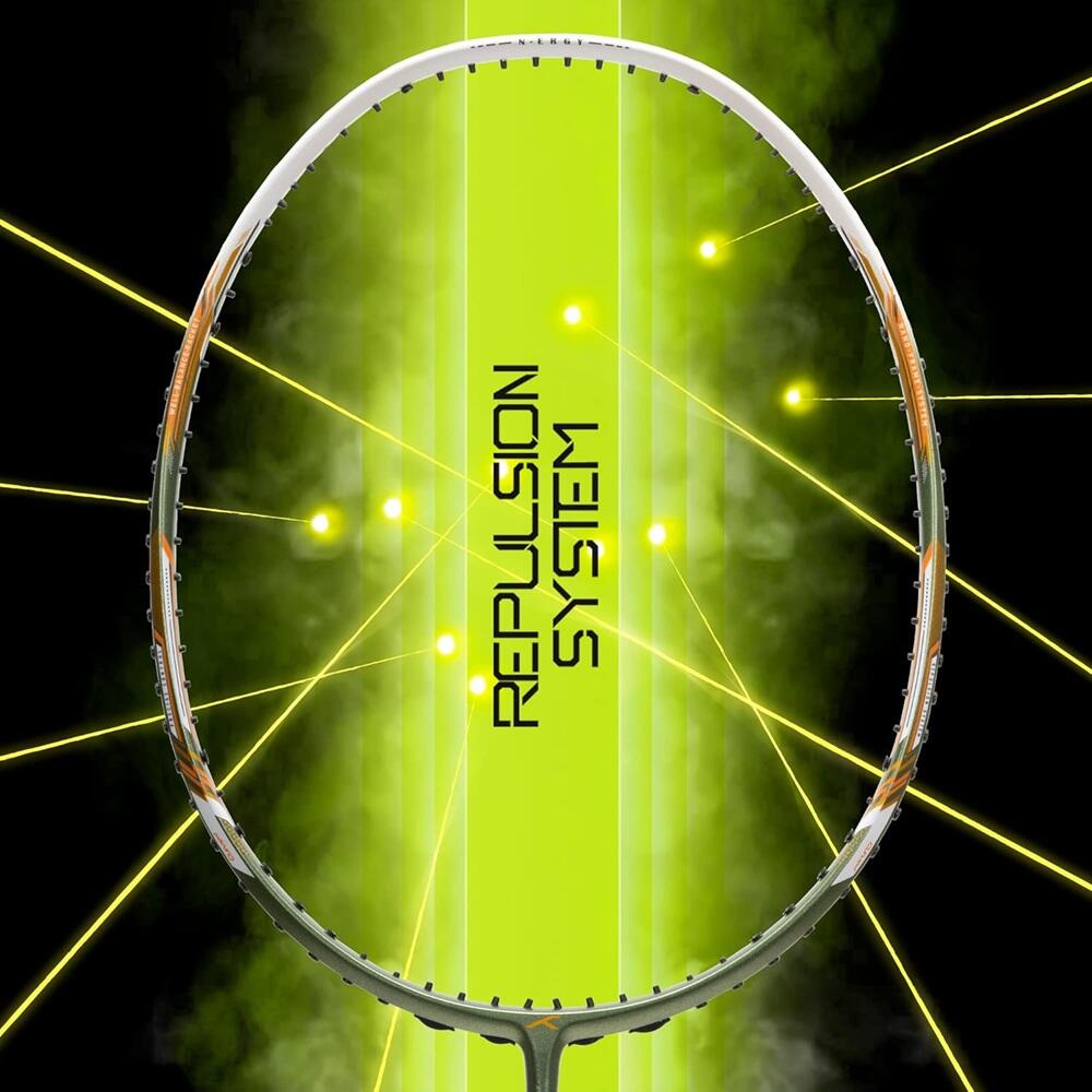 N-ERGY 80 Carbon-Badmintonschläger Besaitet für Fortgeschrittene 3/6