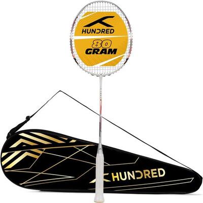N-ERGY 80 Carbon-Badmintonschläger Besaitet für Fortgeschrittene