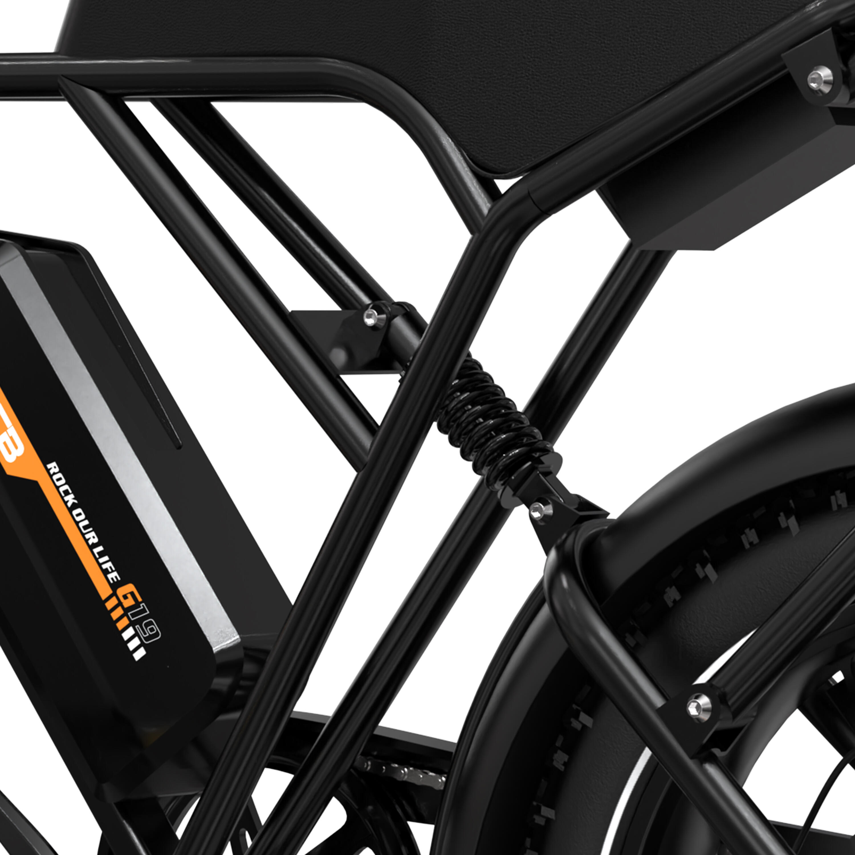 RCB Electric City Bikes G19 APP&NFC  4.0" x 20" E-bikes, 52-80 5/7