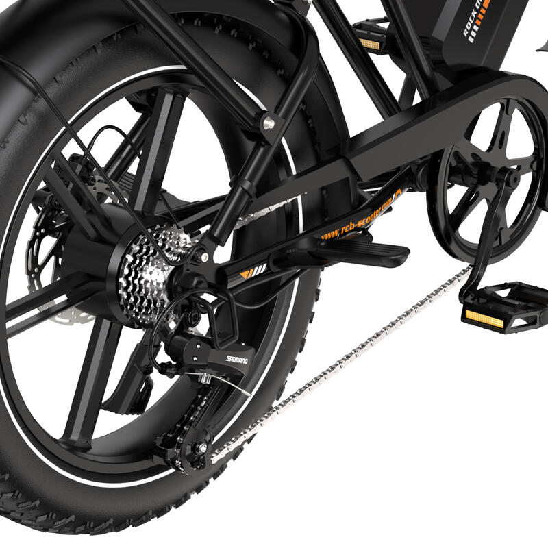 Vélo Électrique RCB-G19 (App/NFC/Écran 4G) Tout Suspendu, Pneus 20×4.0"