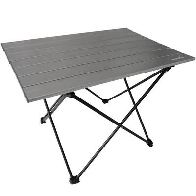 Kleine opvouwbare campingtafel ruka - aluminium - 56 x 41 x 40 cm - draagtas