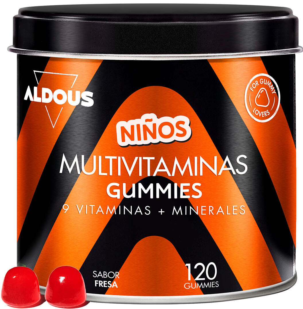 ALDOUS BIO Multivitamine per bambini in caramelle gommose - 120 Gummies