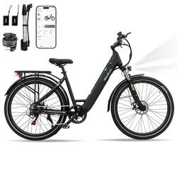 Vélo Electrique Adulte 27.5" E-Bike, APP & NFC, RCB-G6